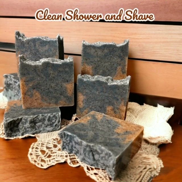 Clean shower and shave set